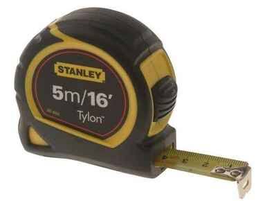 Stanley Retractable Tape Measure with Belt Clip - 5m/16ft