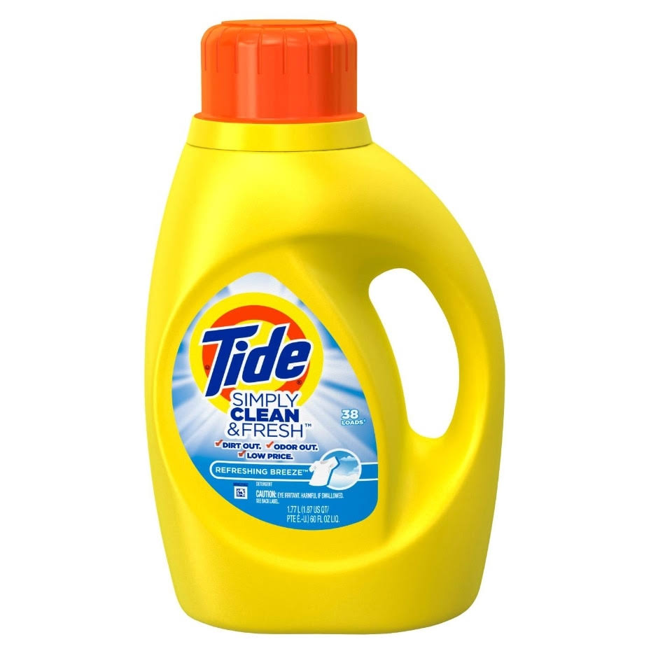 Tide Simply Clean & Fresh Detergent, Refreshing Breeze - 55 fl oz