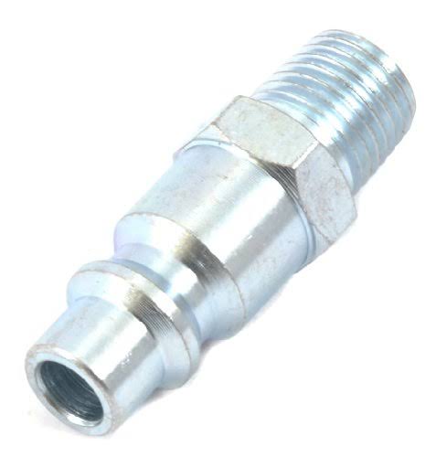 Forney 75246 Industrial Milton Style Air Fitting Plug with 3/8-Inch-by-1/4-Inch Male NPT