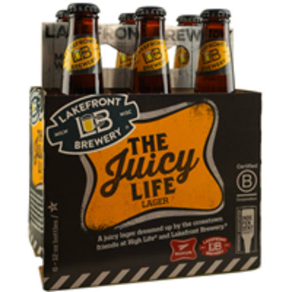 Lakefront Collaborate on The Juicy Life Lager - 12 fl oz