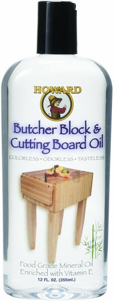 Howard Butcher Block and Cutting Board Oil - 12oz