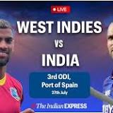 India vs West Indies 3rd ODI LIVE CRICKET SCORE and UPDATES, ball by ball commentary: India 192/1 after 31 overs