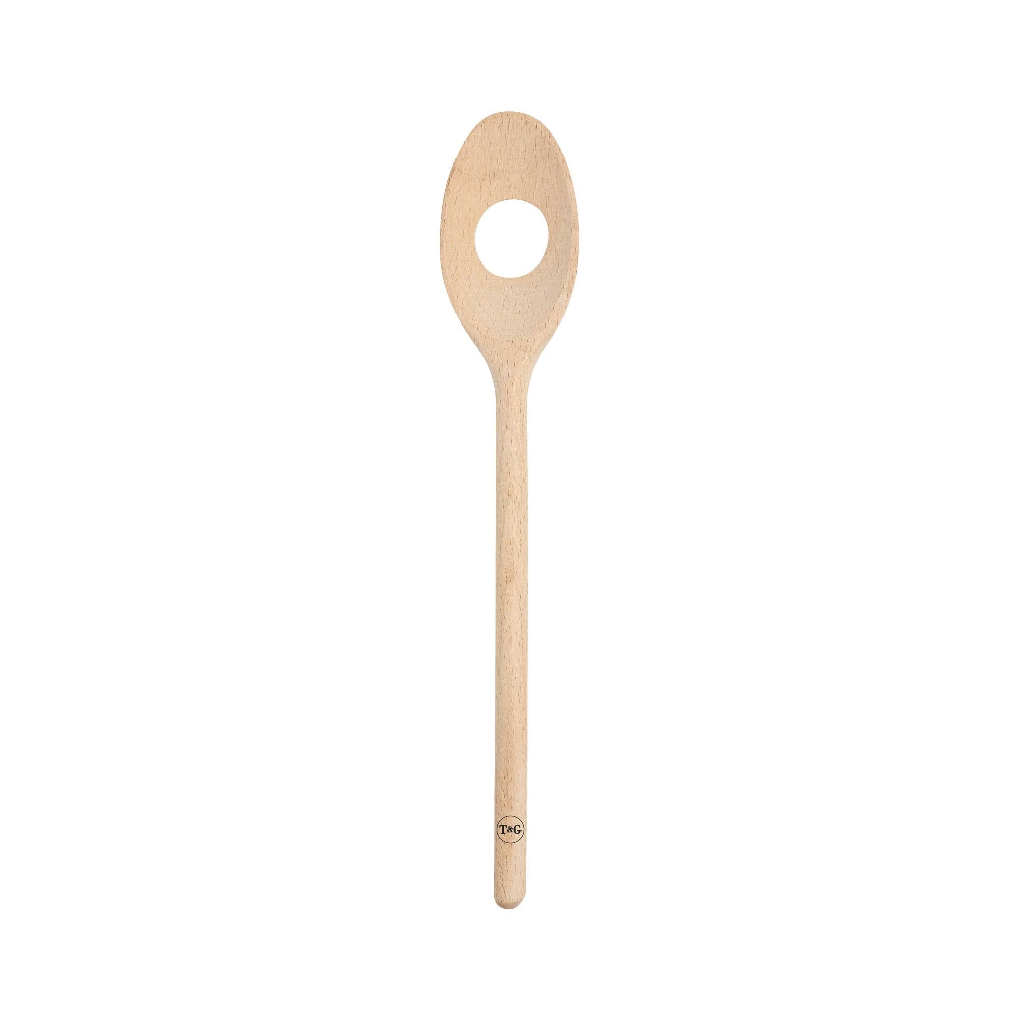 T&G Beech Beating Spoon With Hole