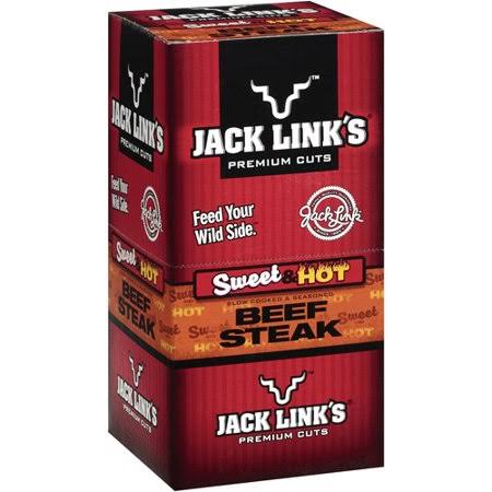 Jack Link's Premium Cuts Beef Steak - Sweet and Hot, x12, 12oz