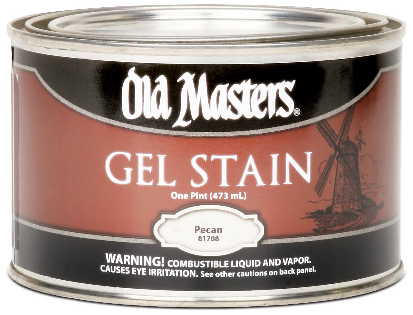 Masters 81708 Oil Based Gel Stain - 1 Pint, 817 Pecan