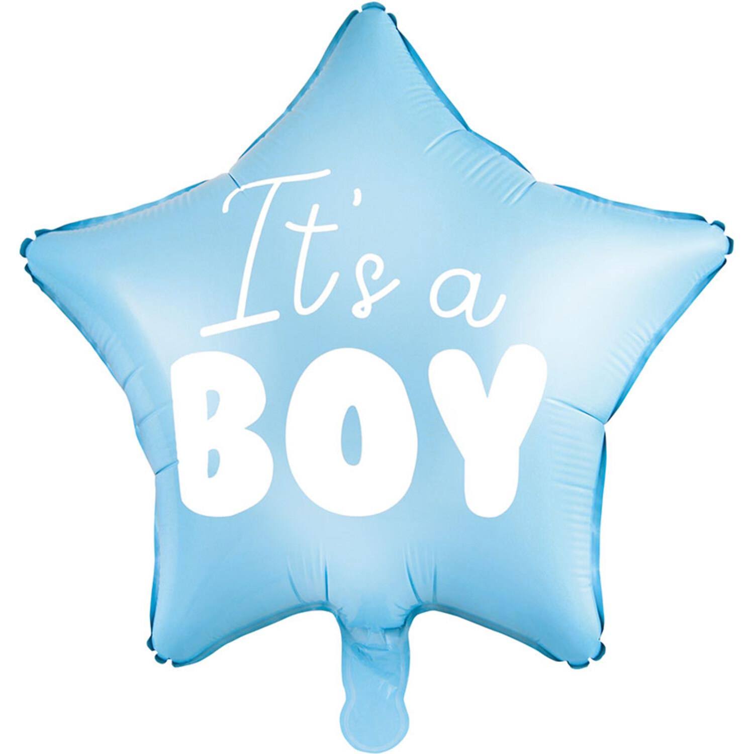 It's A Boy Star Foil Balloon