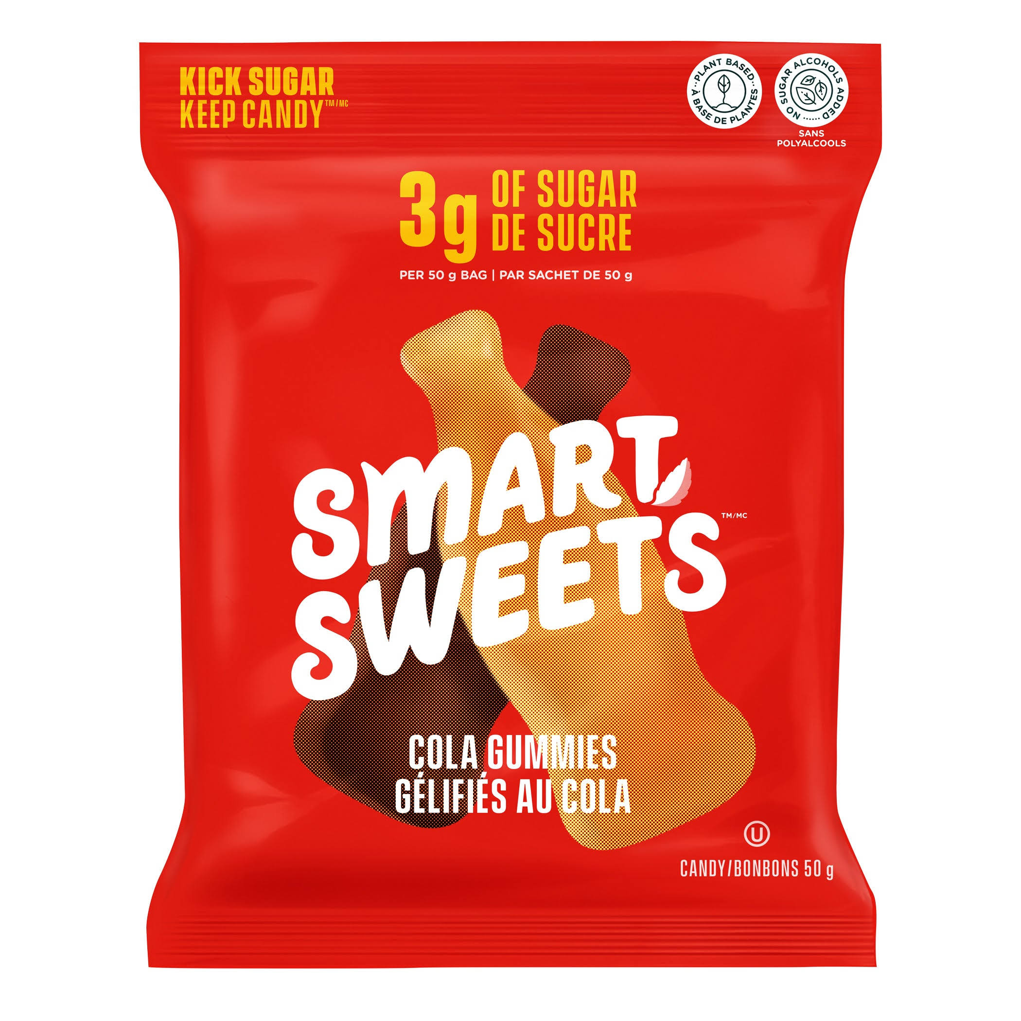 Smart Sweets Candy, 50g / Cola Gummies