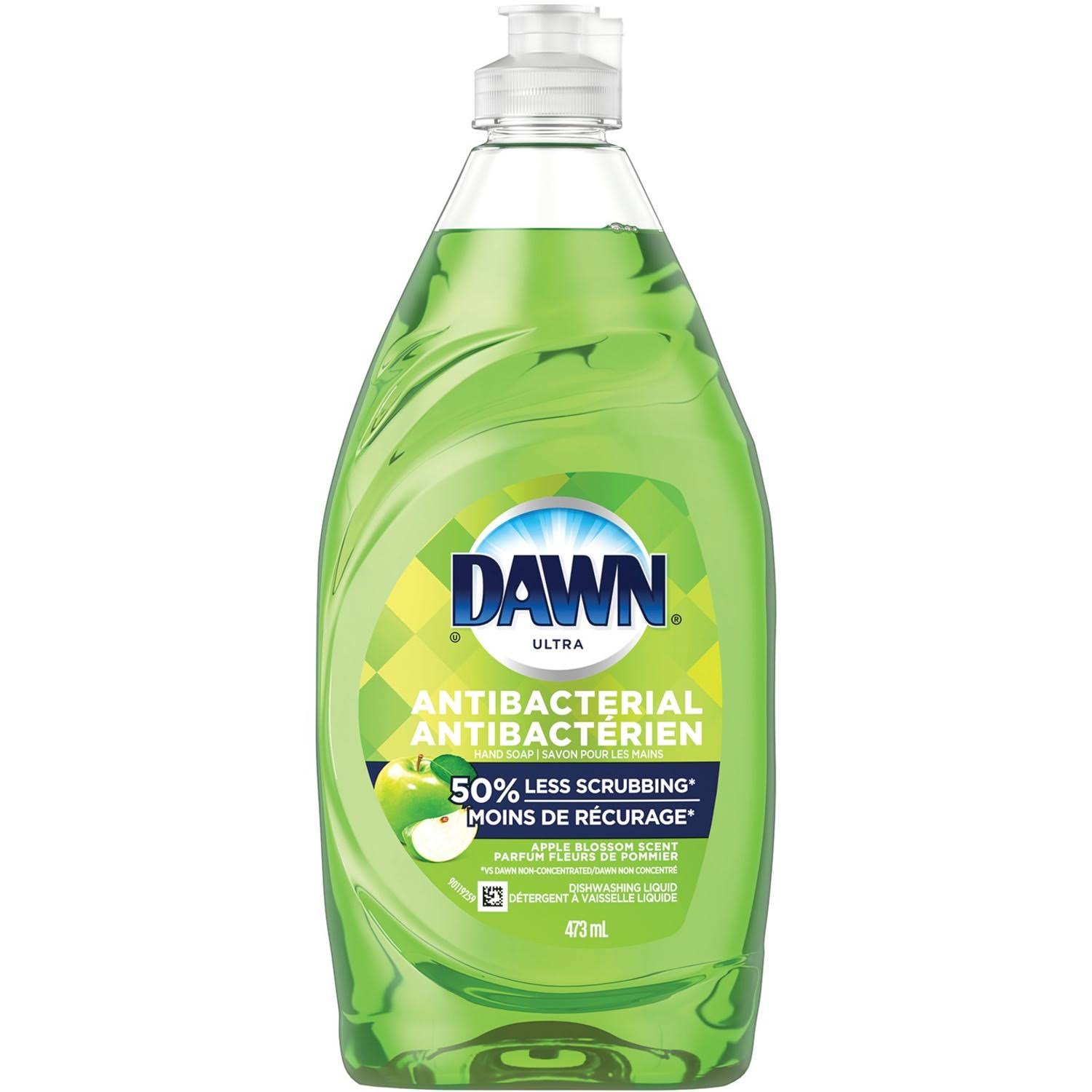 Dawn Ultra 532 ml Apple Blossom Scent Antibacterial Hand Soap and Dishwashing Liquid Dish Soap