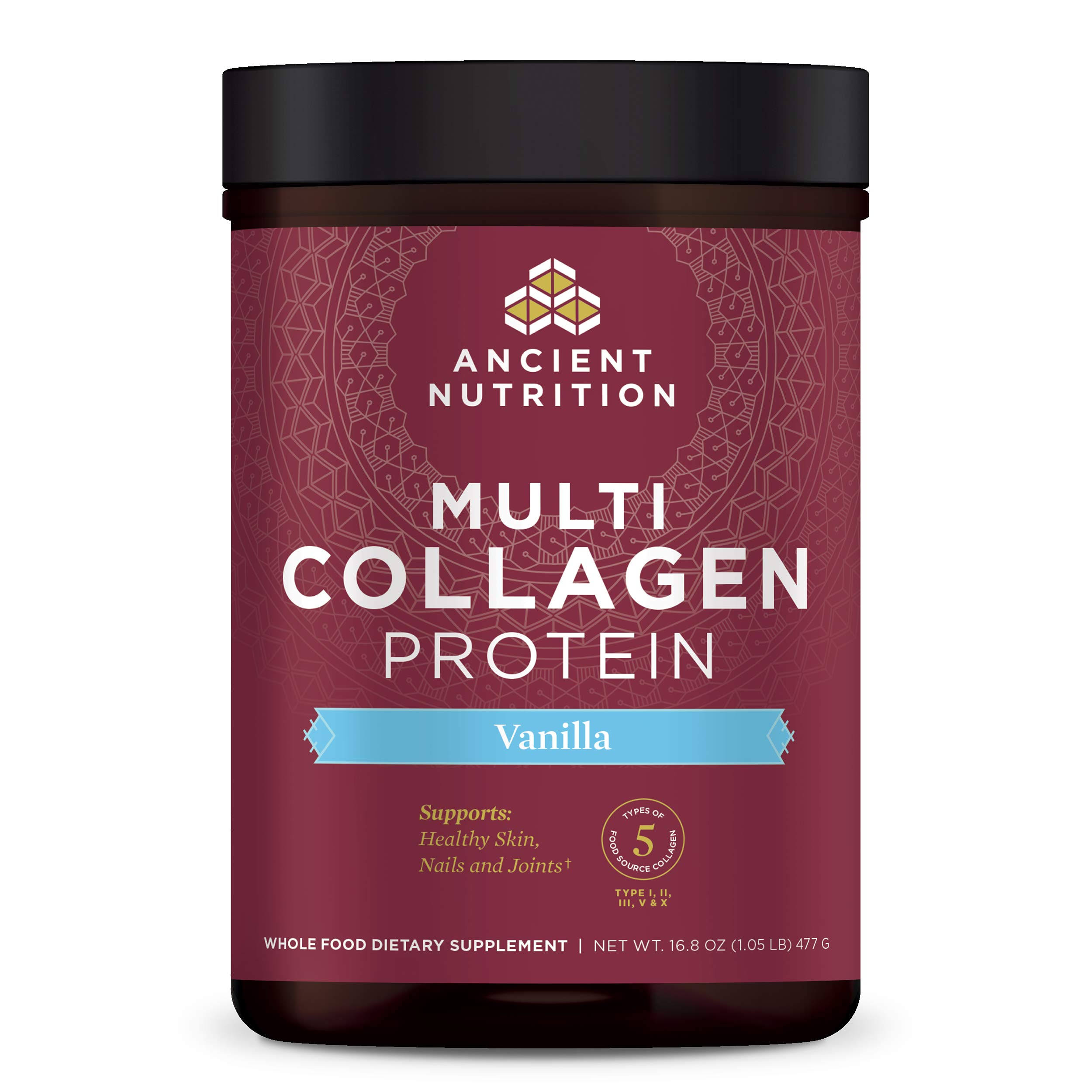 Ancient Nutrition Multi Collagen Protein, Vanilla - 9 oz