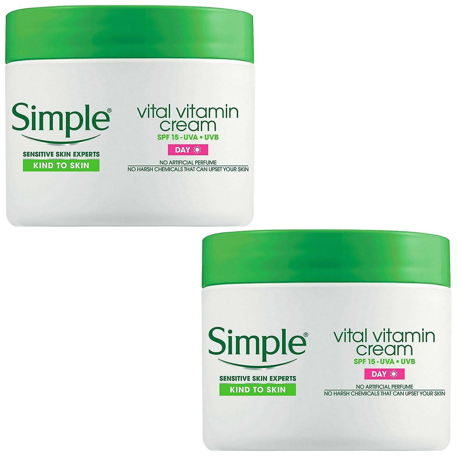 Simple Kind To Skin Plus Vital Vitamin Day Cream - SPF15, 50ml