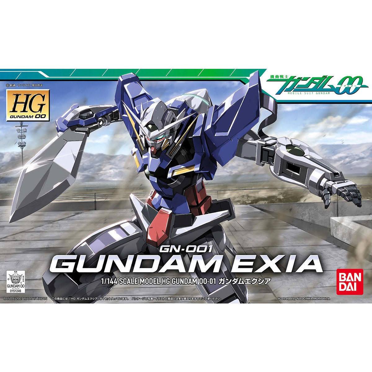 Bandai HG OO 01 Gundam Exia Model Kit - 1:144 Scale