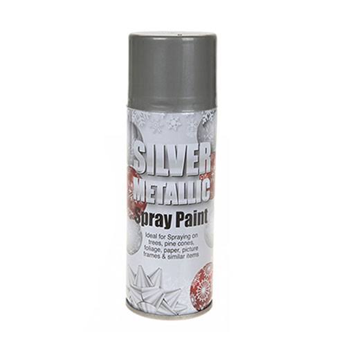 Silver Metallic Christmas Spray Paint 250ml