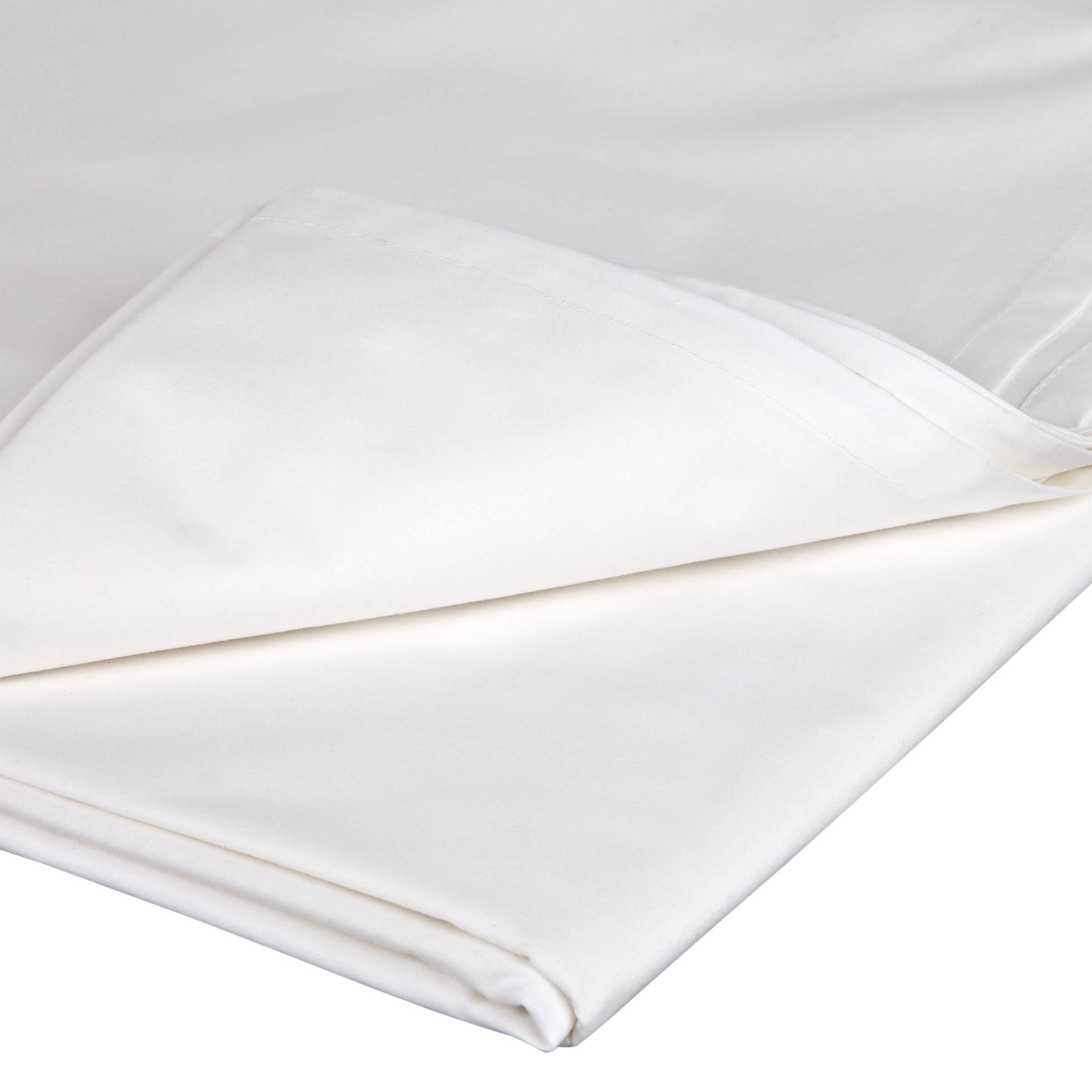 John Lewis & Partners 400 Thread Count Cotton Percale Flat Sheet