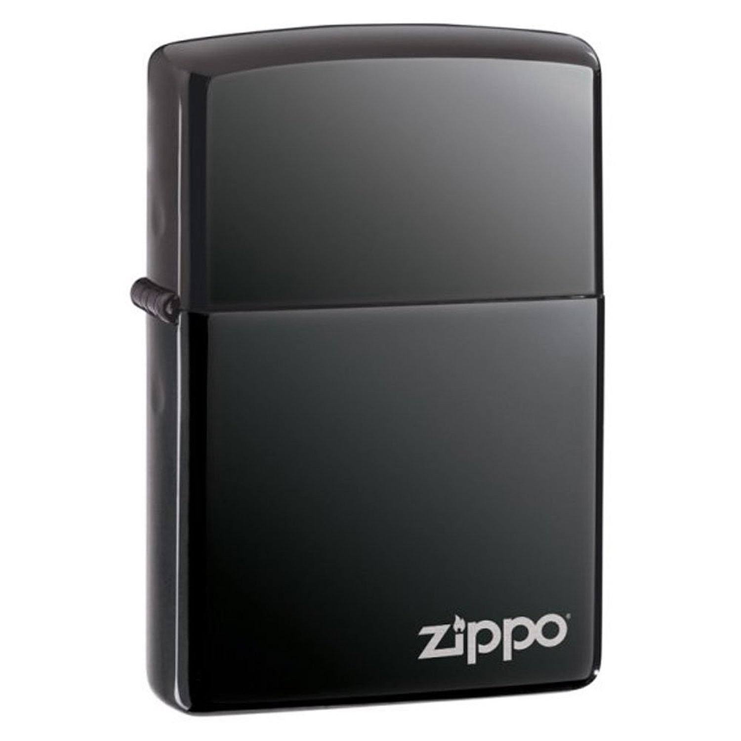 Zippo Logo Ice Pocket Lighter - Black