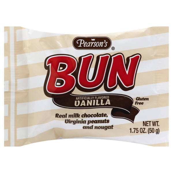 Pearson's Milk Chocolate Bun - Vanilla & Roasted Peanuts, 1.75oz