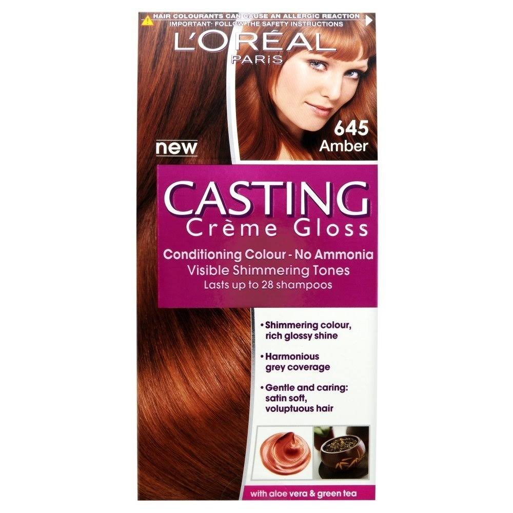 L'Oreal Paris Casting Creme Gloss Hair Colour - 645 Amber