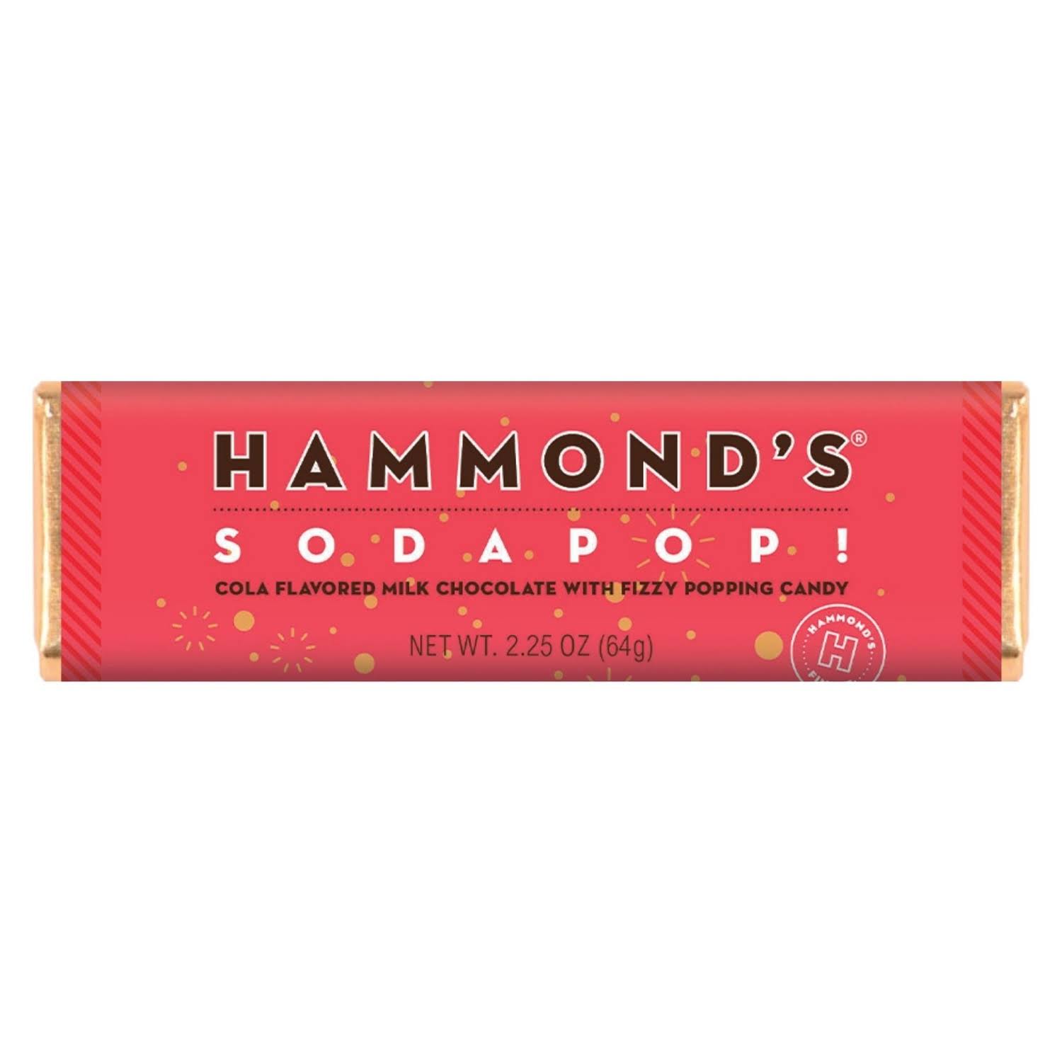 Hammond's Sodapop! Milk Chocolate Candy Bar