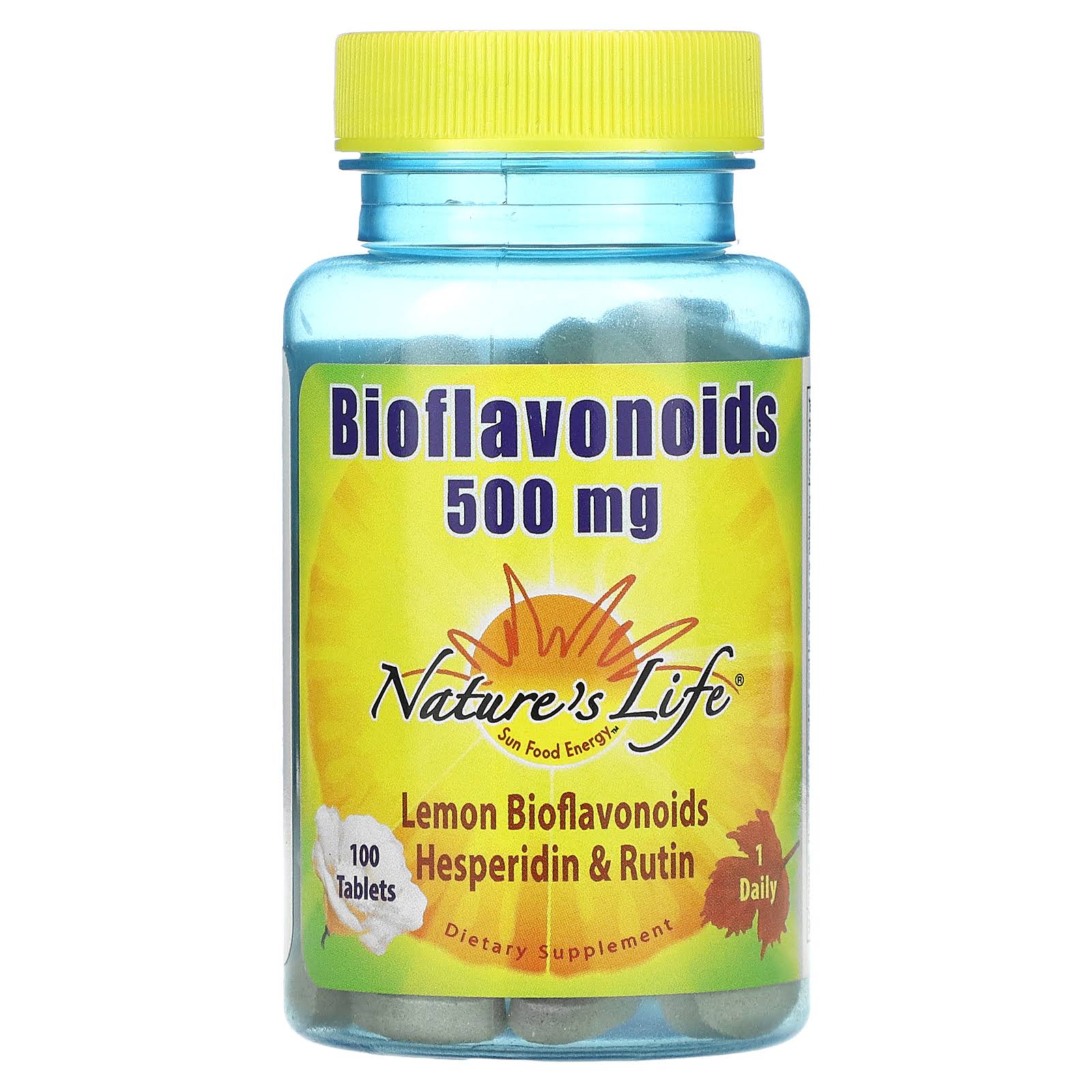 Nature's Life Bioflavonoids Lemon Supplement, 500mg, 100 Tabs