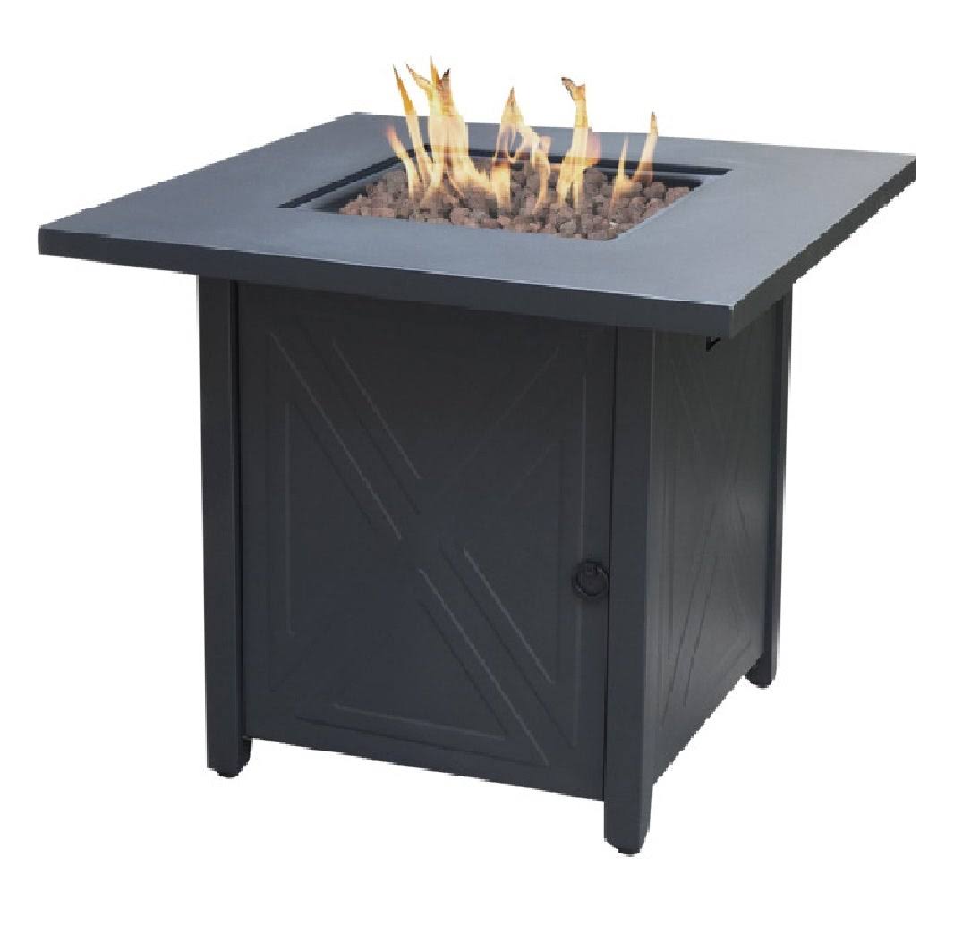 Seasonal Trends 52072 Outdoor Fireplace, Black, 50000 BTU