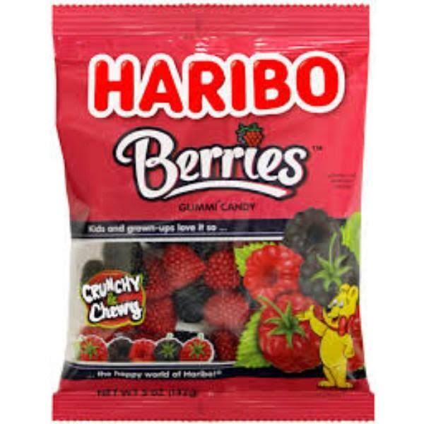 Haribo Gummi Candy - Raspberries
