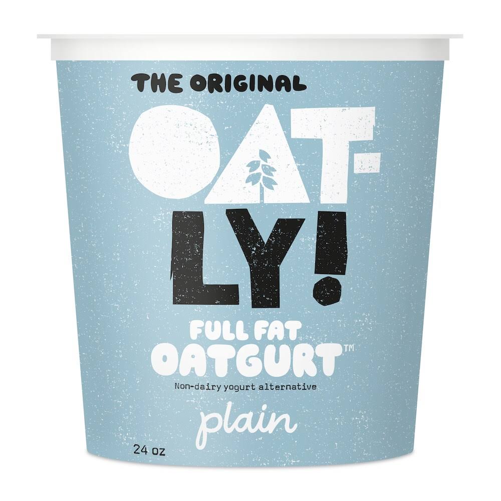 Oatly Oatgurt, Plain - 24 oz