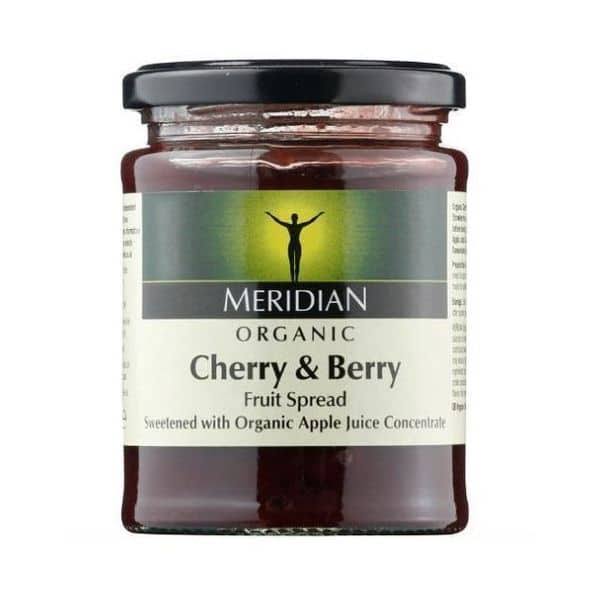 Meridian Organic Fruit Spread - Cherry & Berry, 284g