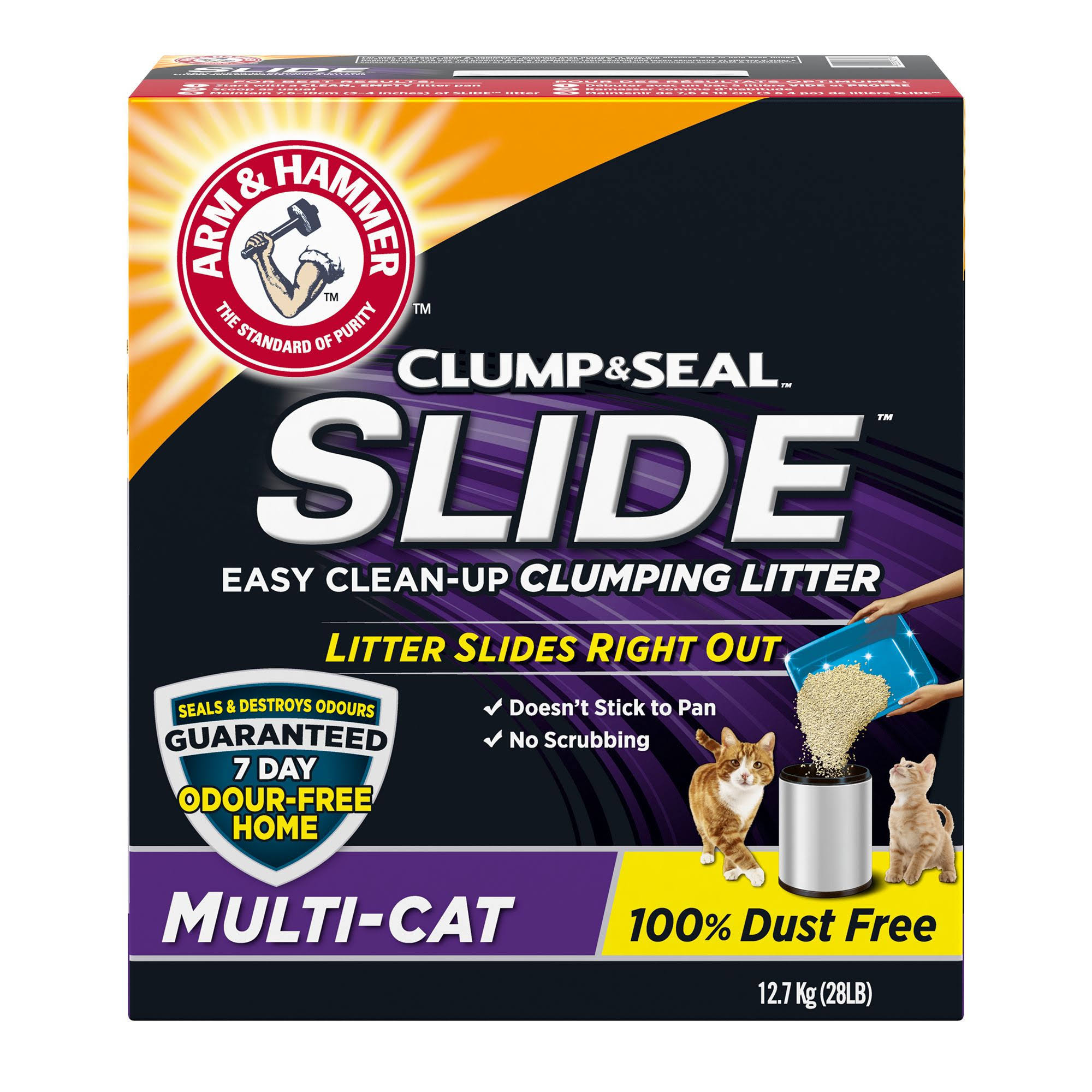 Arm Hammer Slide Multi-Cat Clumping Cat Litter