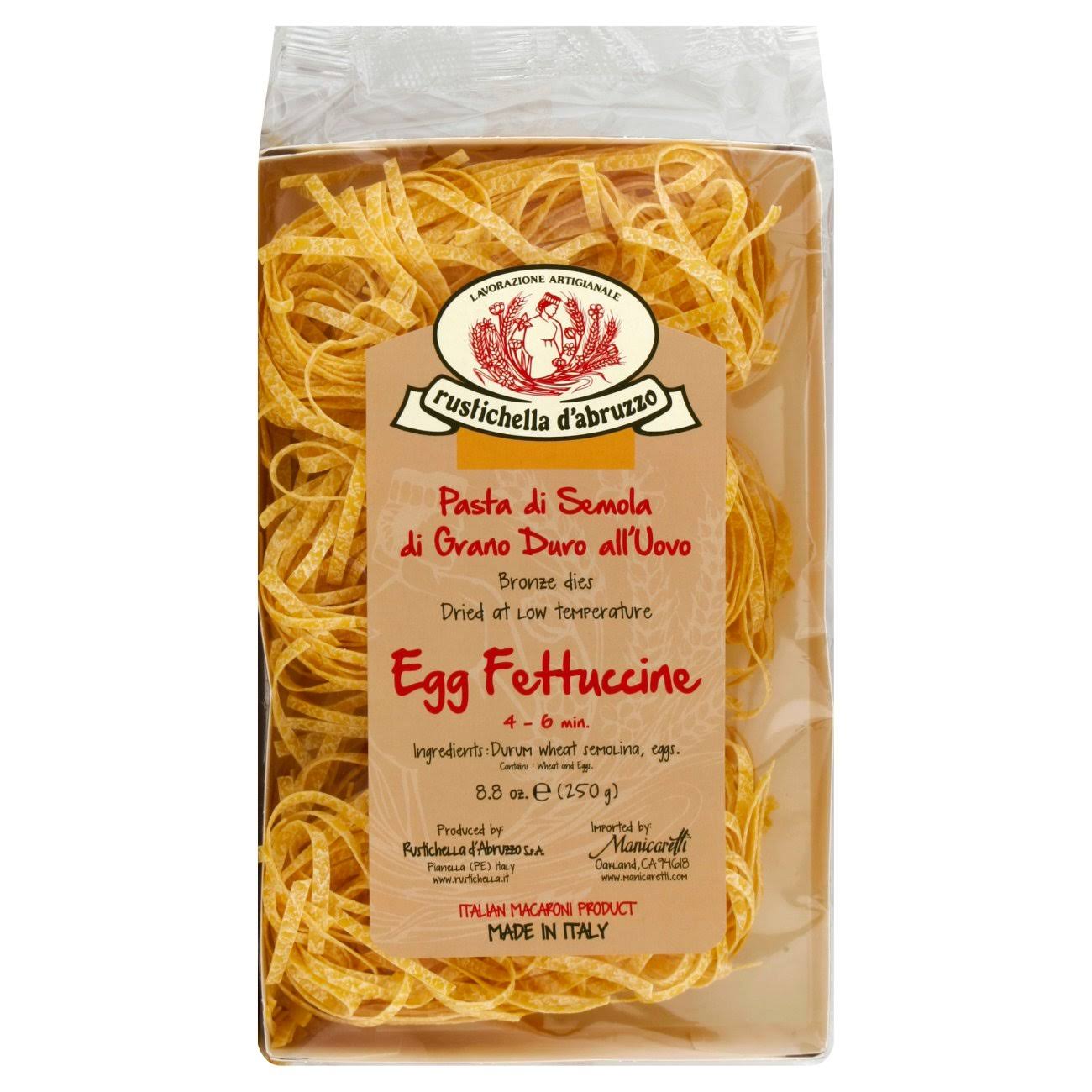 Rustichella d'Abruzzo Durum Wheat Egg Fettucine Pasta - 8.8oz