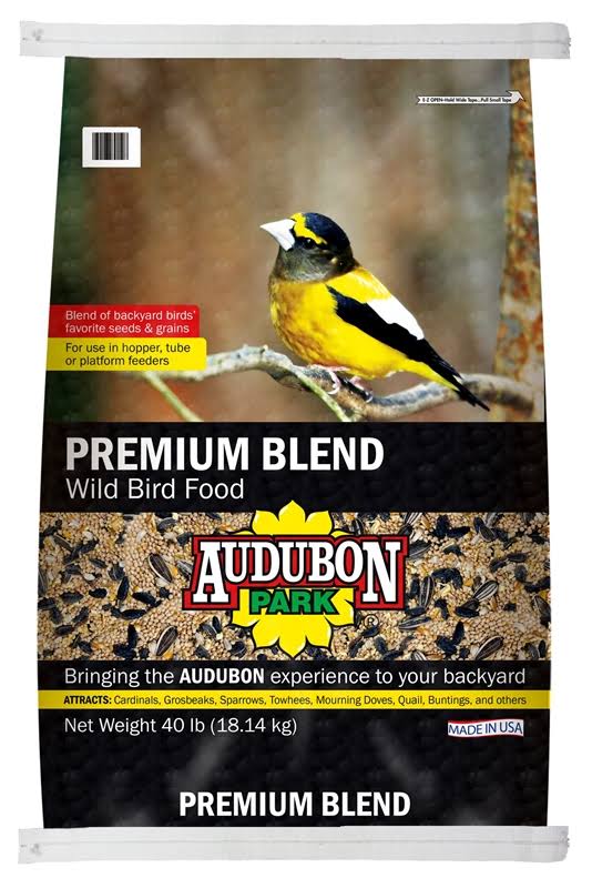 Audubon Park 12557 Premium Blend Wild Bird Food, 40 LB