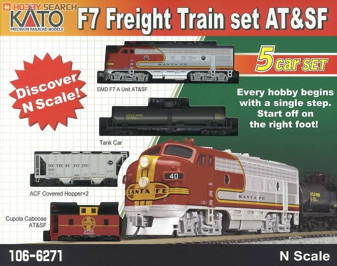 Kato N Scale F-7 Freight Train Set