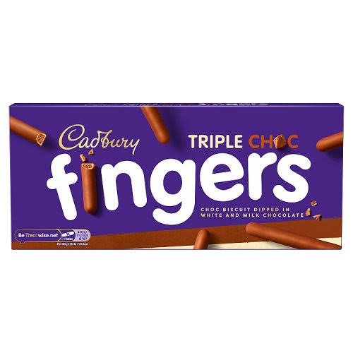 Cadbury Triple Choc Fingers Delivered to Ireland