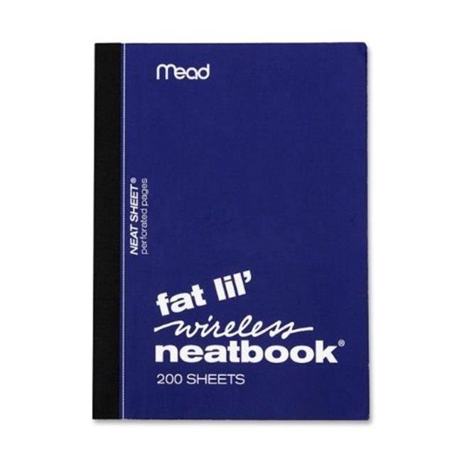Meadwestvaco College Ruled Fat Lil Wireless Noteboo - 200sheets, 5-1/2"x4"