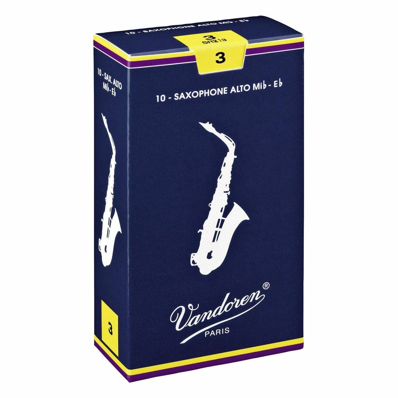 Vandoren Single Traditional Soprano Saxophone Reed, Strength 3