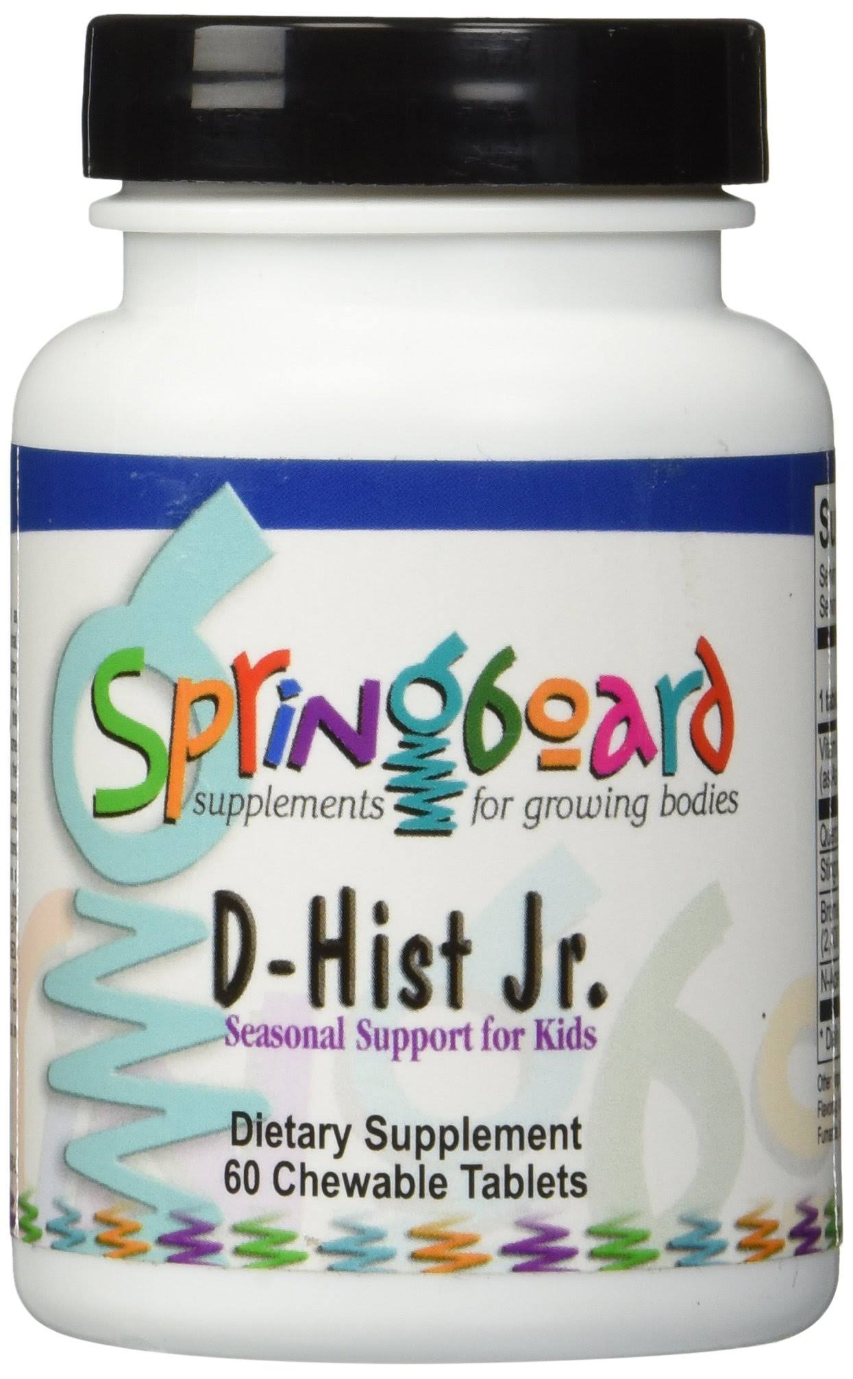 Ortho Molecular Products Springboard D-Hist Junior Dietary Supplement - 60 Tablets