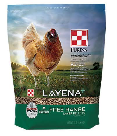 Purina Layena Plus Free Range Layer Pellets 10 lb