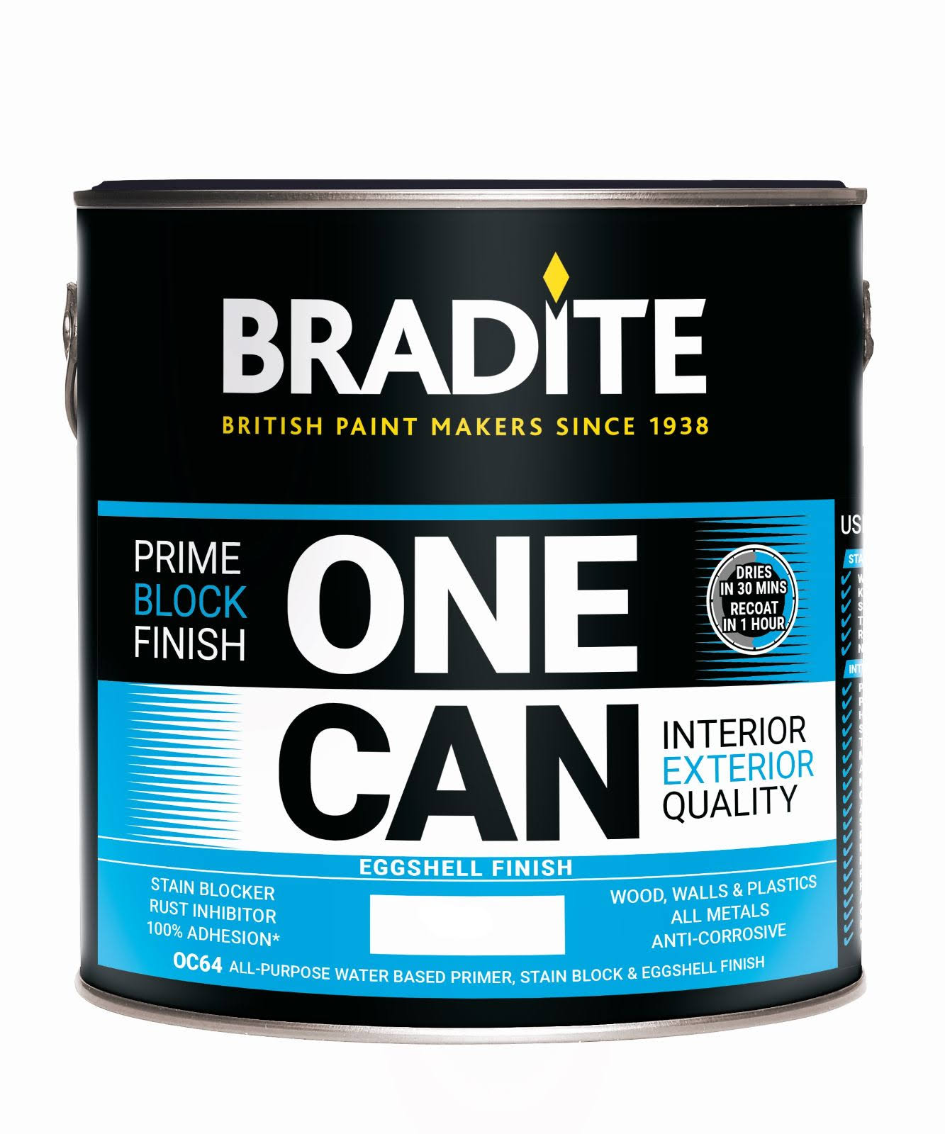 Bradite One Can Primer & Finish - White