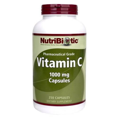 Nutribiotic Vitamin C 1000 mg Capsules 250 Caps