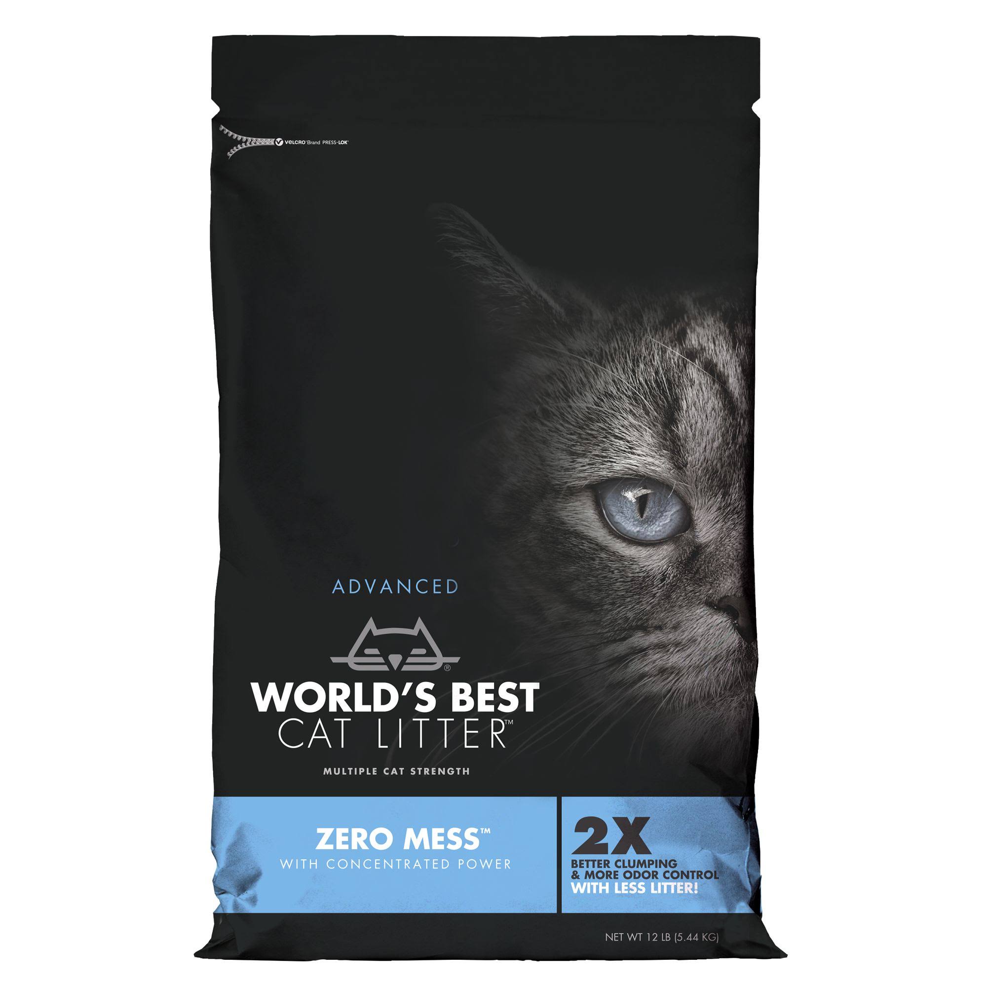 World's Best Zero Mess Advanced Cat Litter, 12-lb