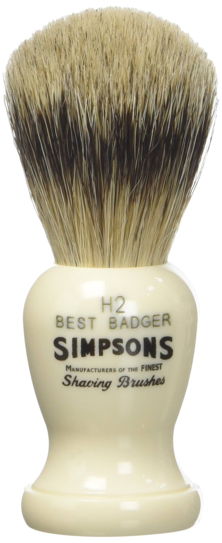Simpsons Harvard H2 Best Badger Shaving Brush