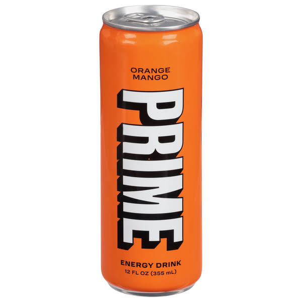 Prime Orange Mango Energy Drink 355ml Can