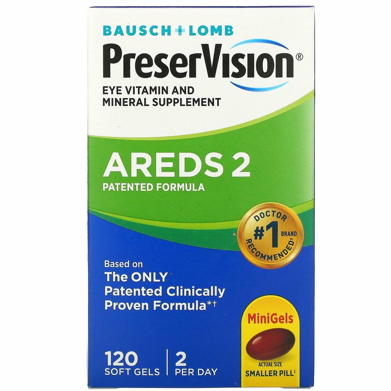 Preservision AREDS 2 Formula Soft Gels - 120 Pack