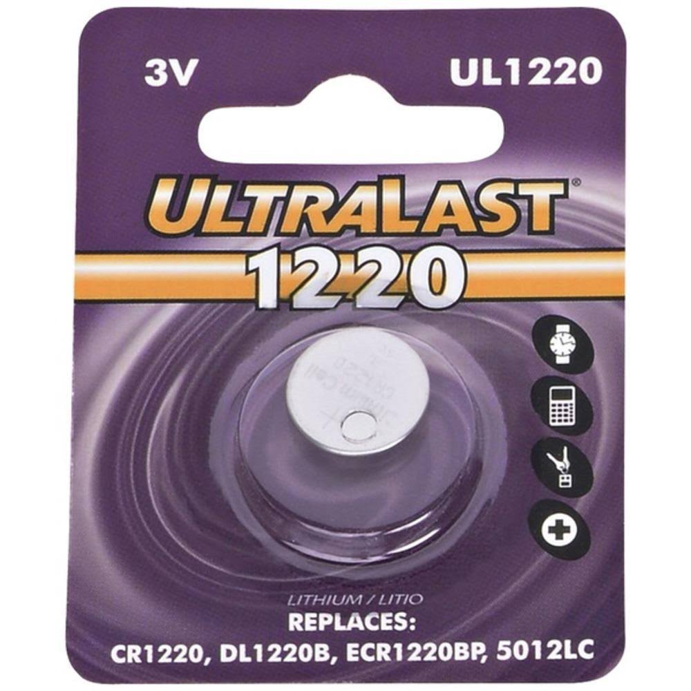 Ultralast Ul1220 Lith Coin Battery - 3V