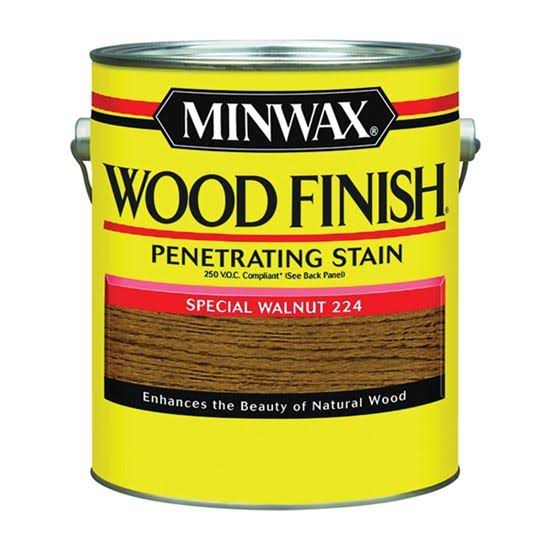 Minwax 71076 Wood Finish Oil Based Interior Stain - Special Walnut, 3.8 Liters