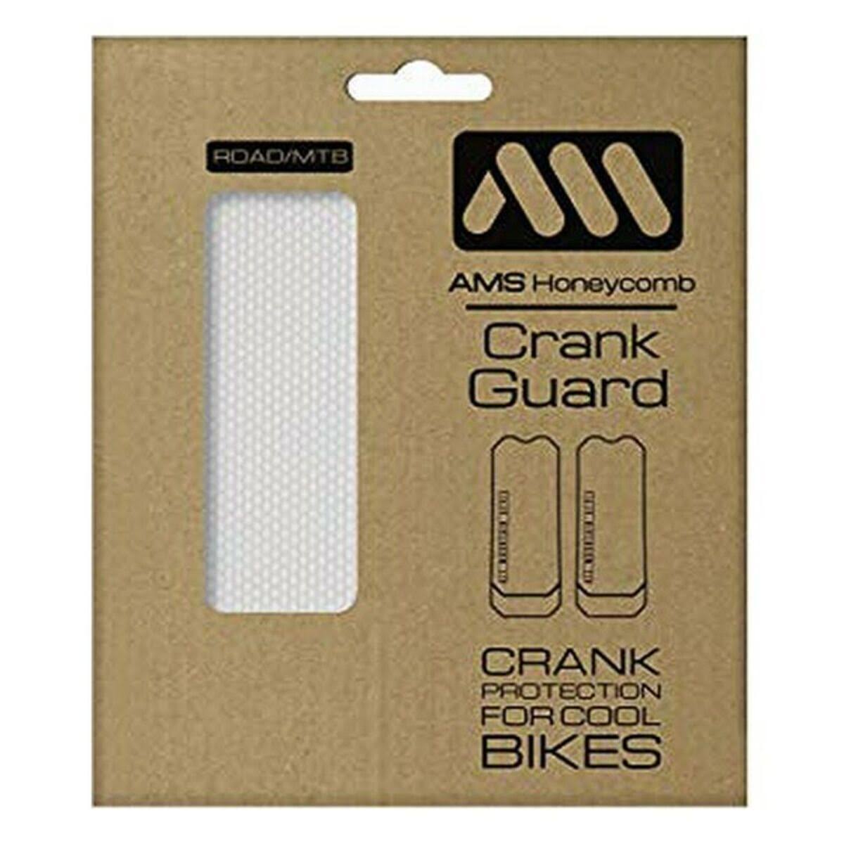 All Mountain Style Crank Guard Crank Protector - Clear, Silver
