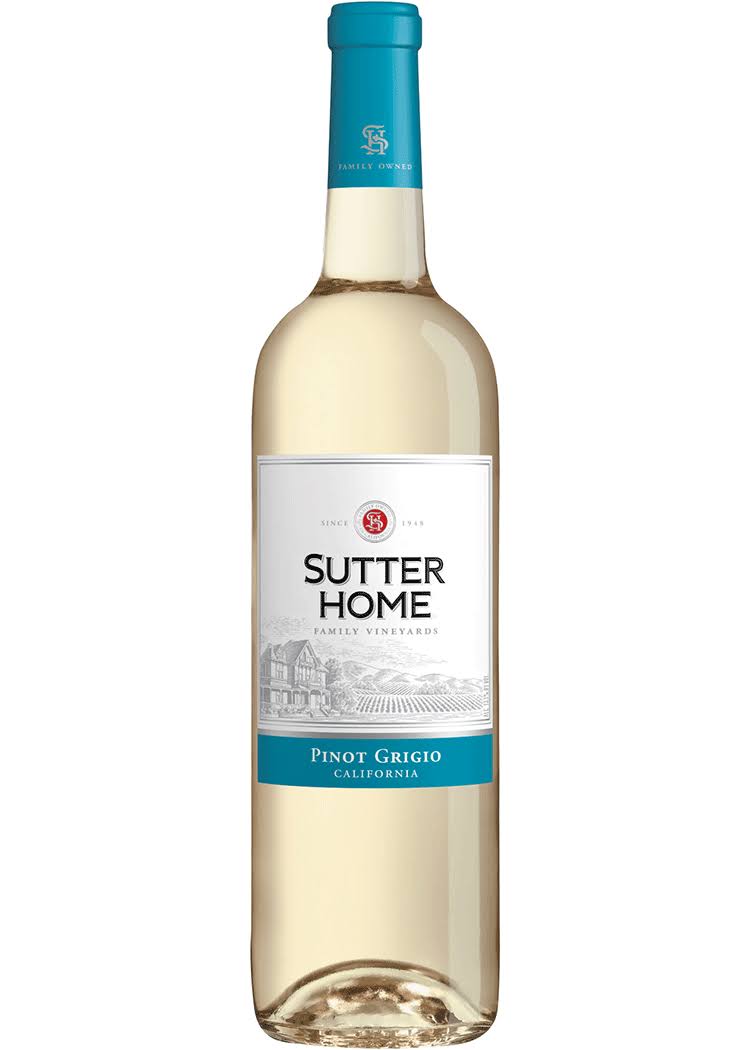 Sutter Home Family Vineyards Pinot Grigio, California - 750 ml