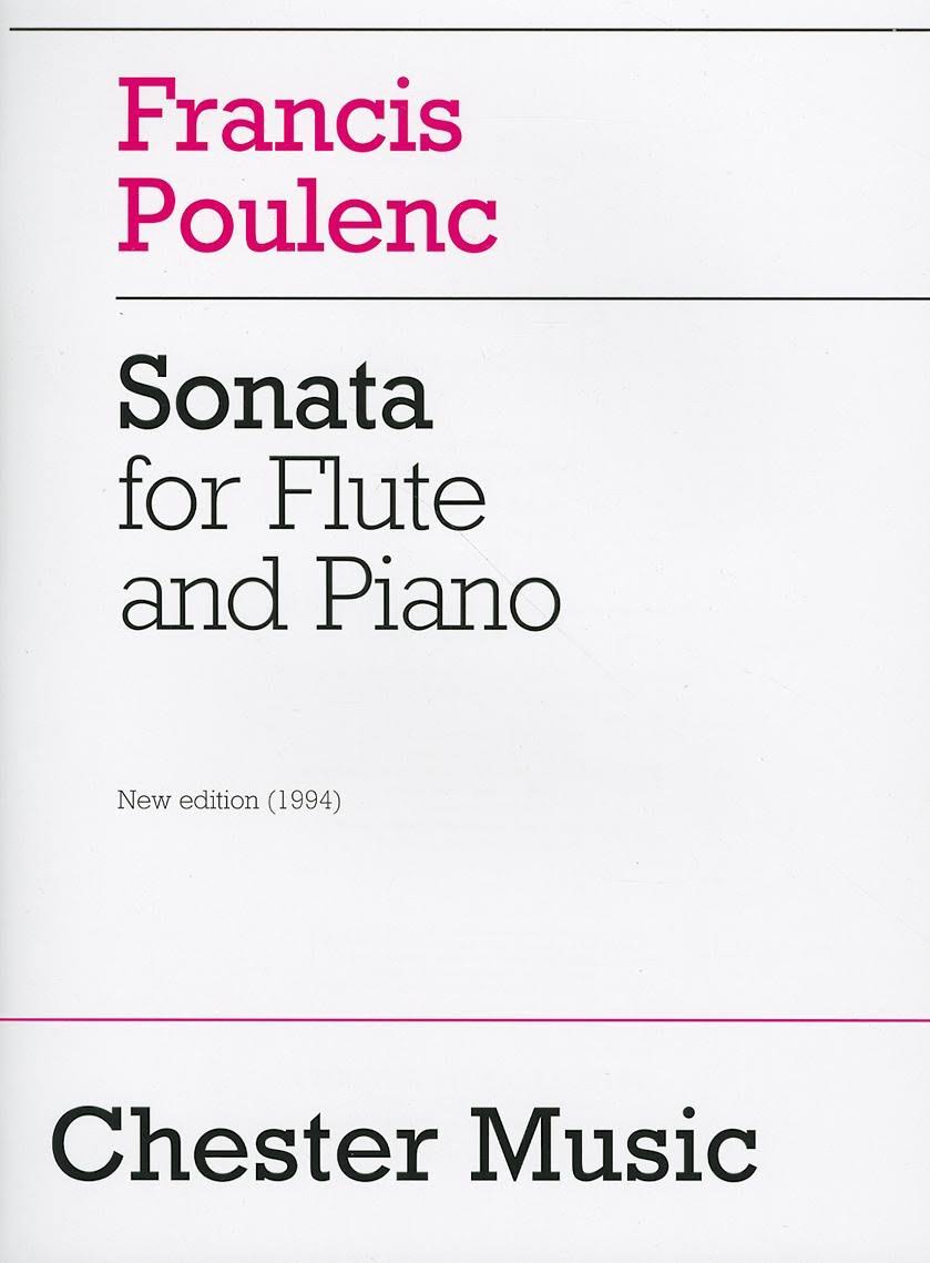 Sonata for Flute and Piano - Sheet Music