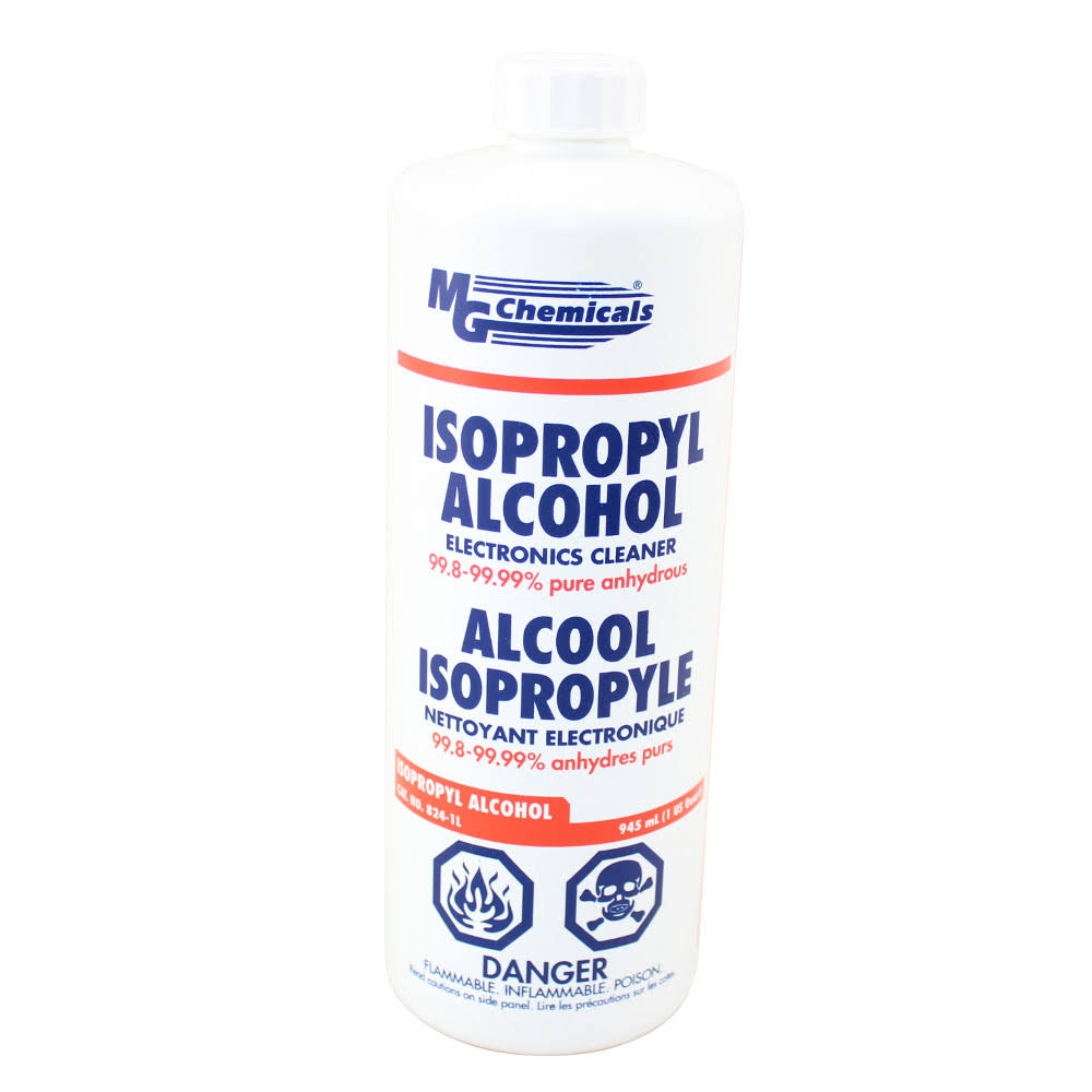mg Chemicals 824-1L 99.9% Isopropyl Alcohol Liquid Cleaner