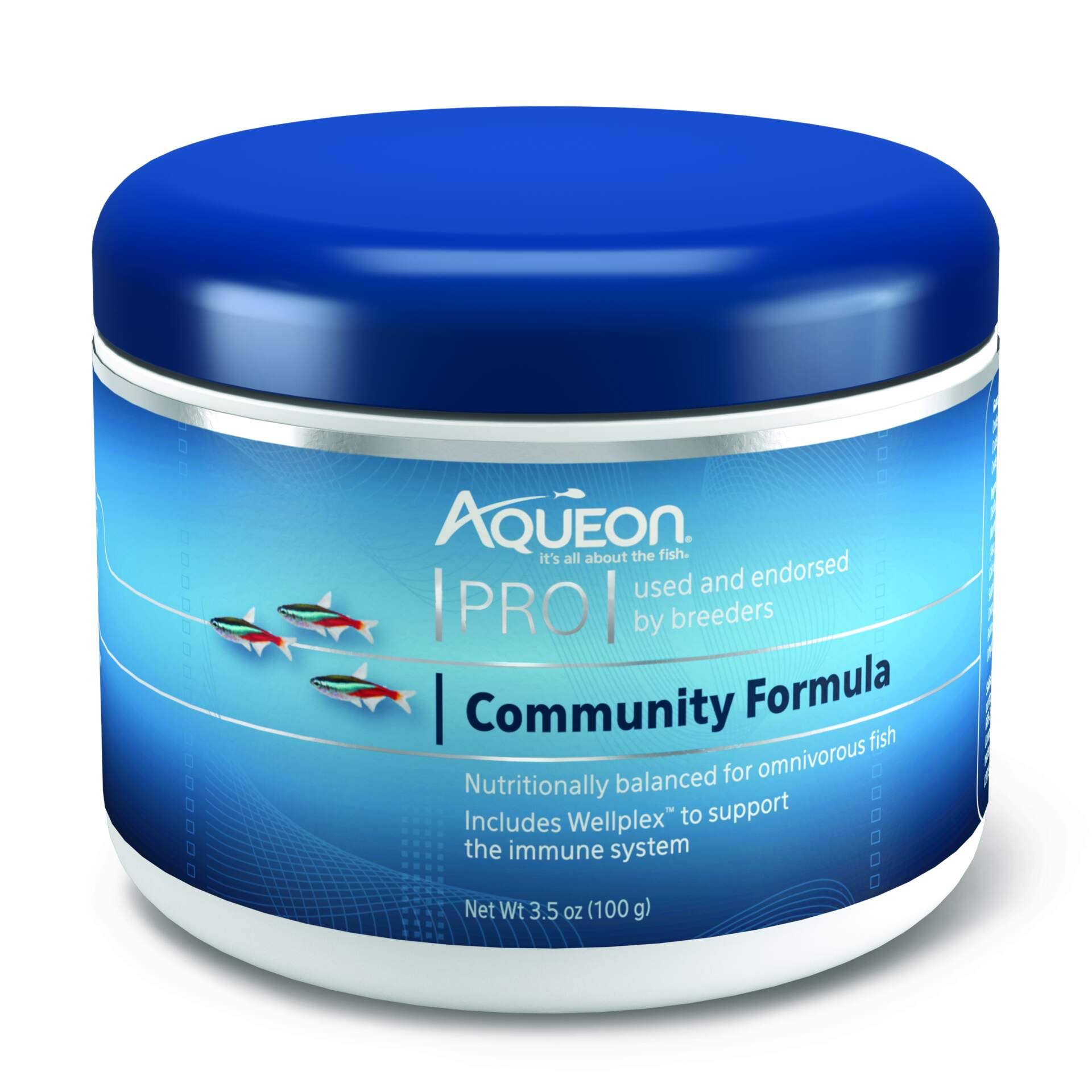 Aqueon Pro Community Formula Fish Food Pellet - 3.5oz