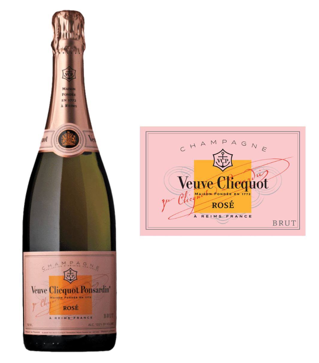 Veuve Clicquot Brut Rose Champagne NV - 750ml