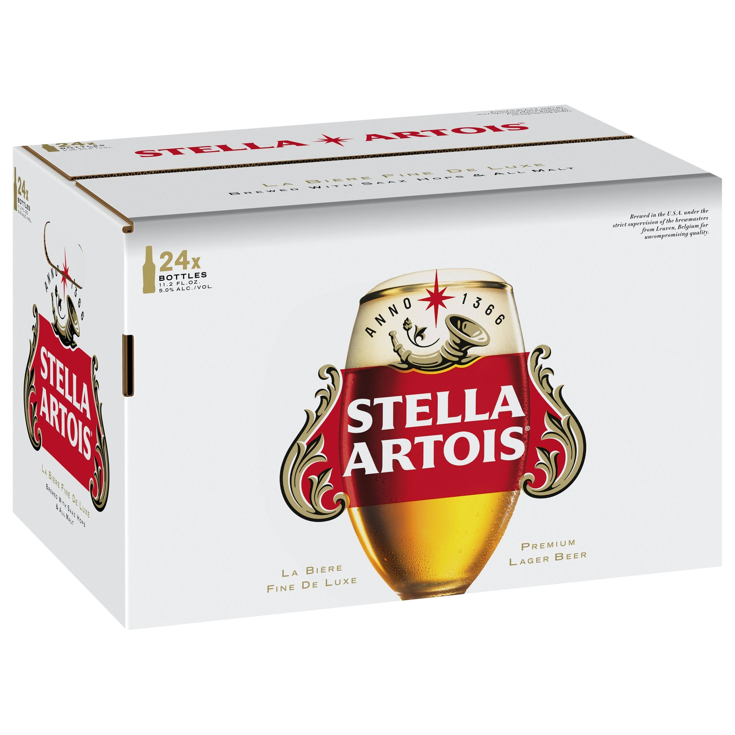 Stella Artois Lager - 12 Bottles